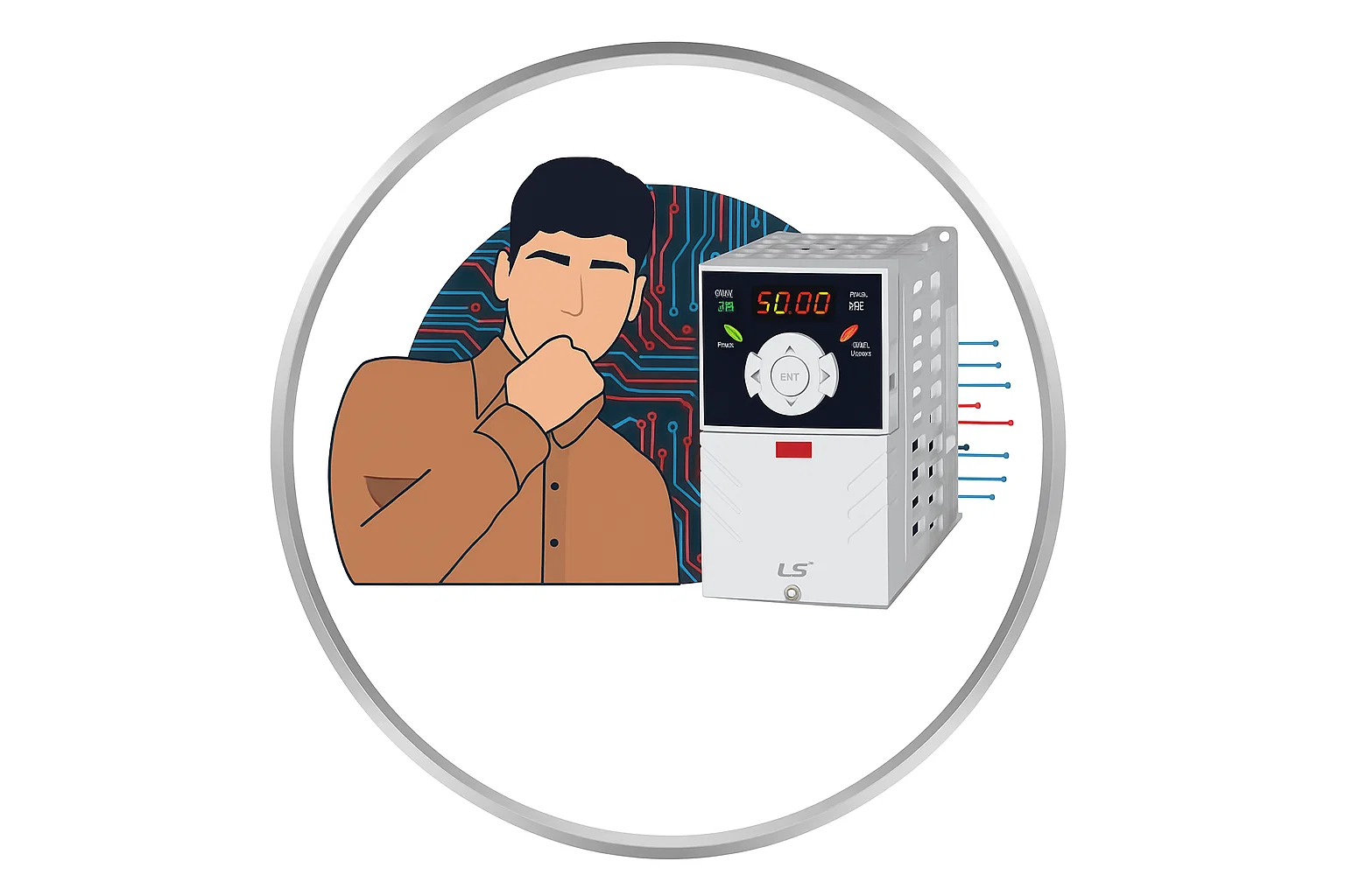 Farhan Inverter House Logo